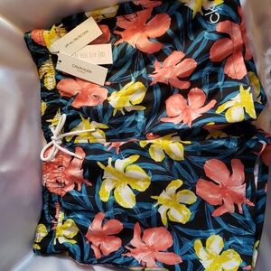 Calvin Klein NWT Men's Swimwear, Tropical Hibiscus Print